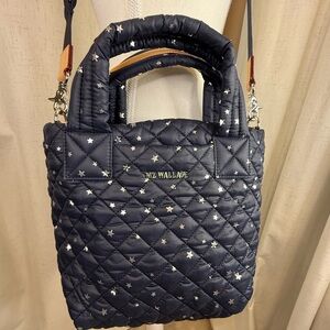 MZ Wallace Dawn With Silver Star Mini Metro Tote Deluxe
